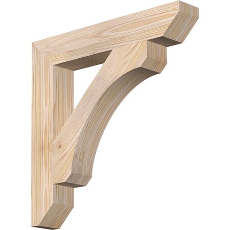 Legacy Slat Smooth Bracket, Douglas Fir, 3 1/2W X 22D X 22H